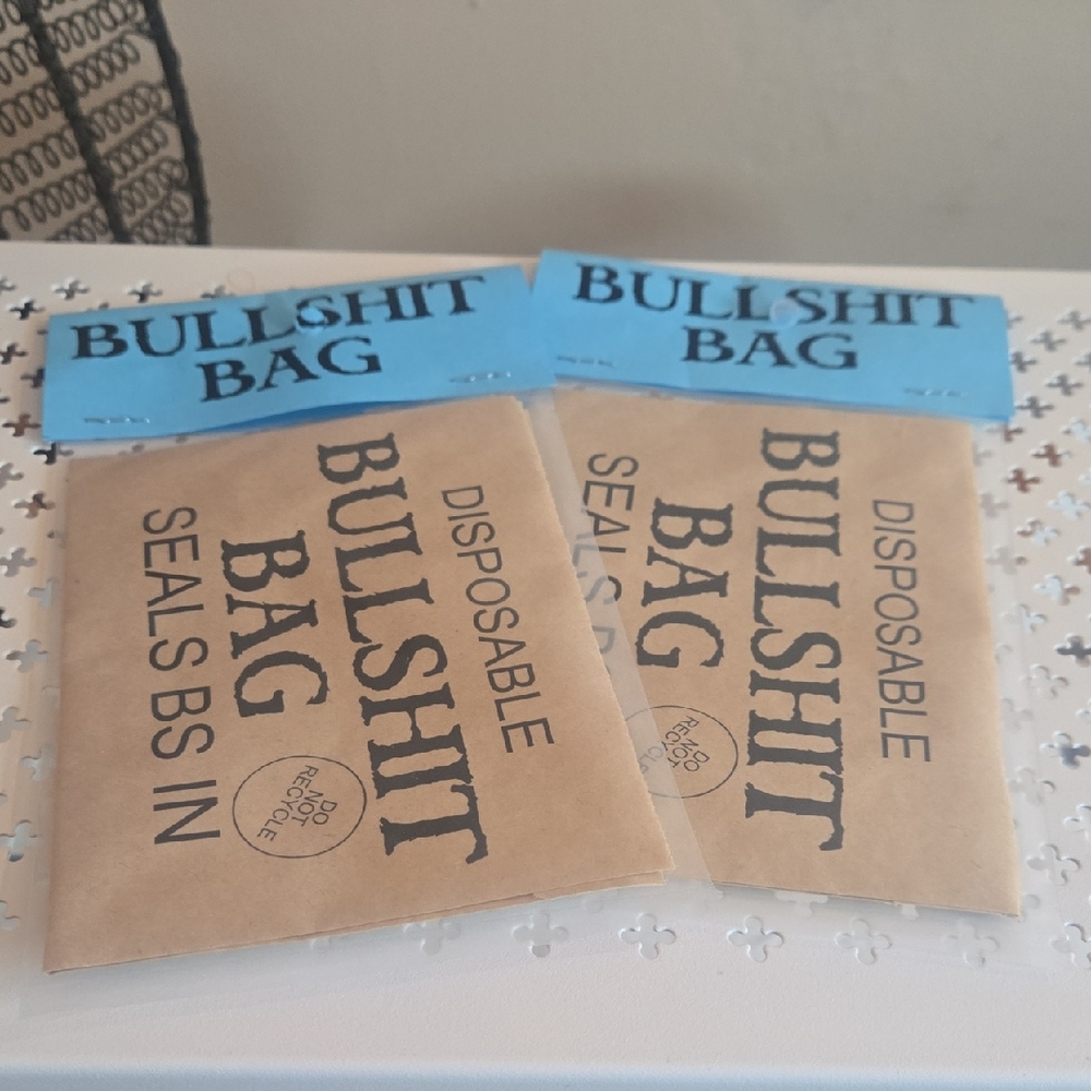 Disposable Bullshit Bags Set